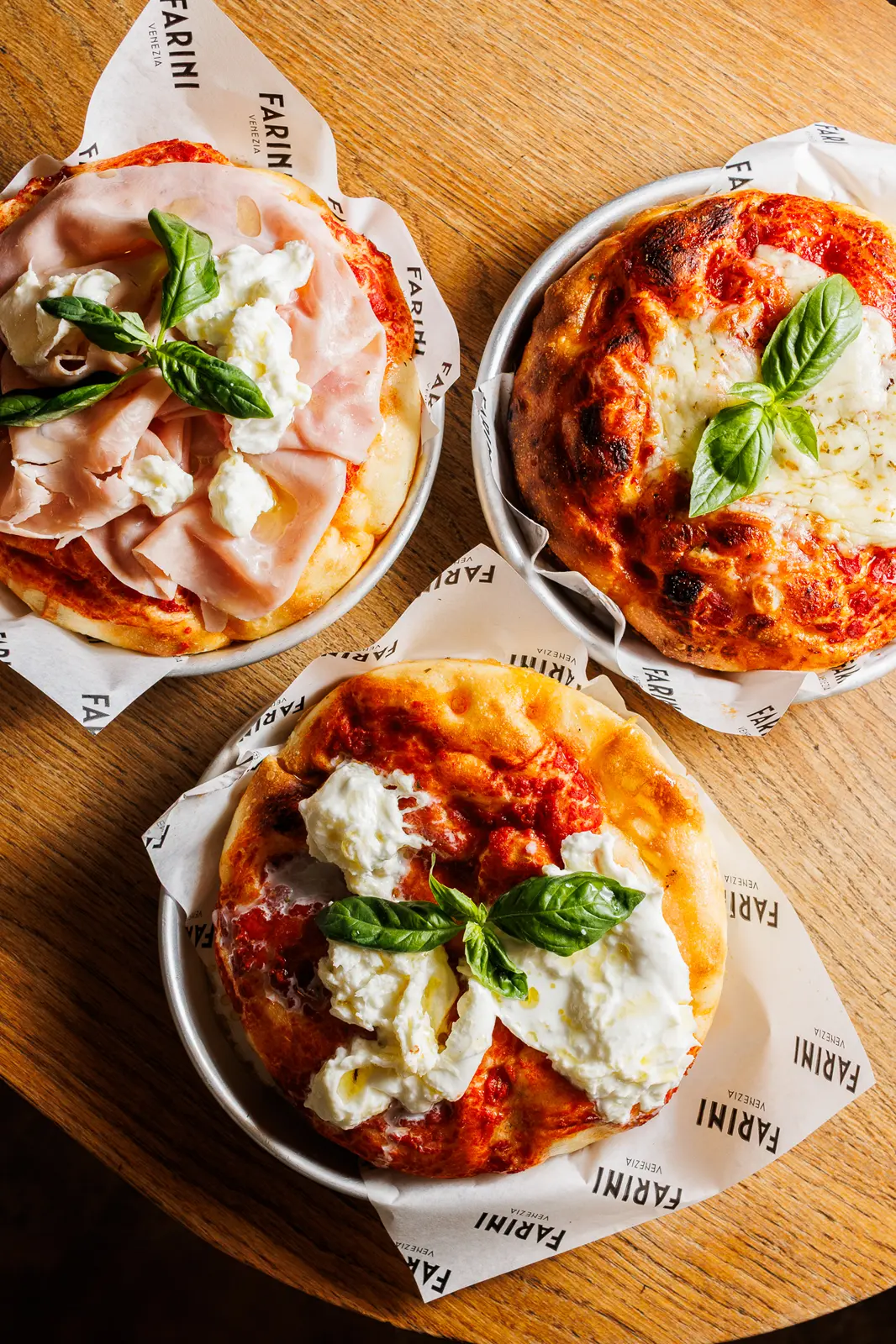 Pizze fresche da Farini Milano e Venezia